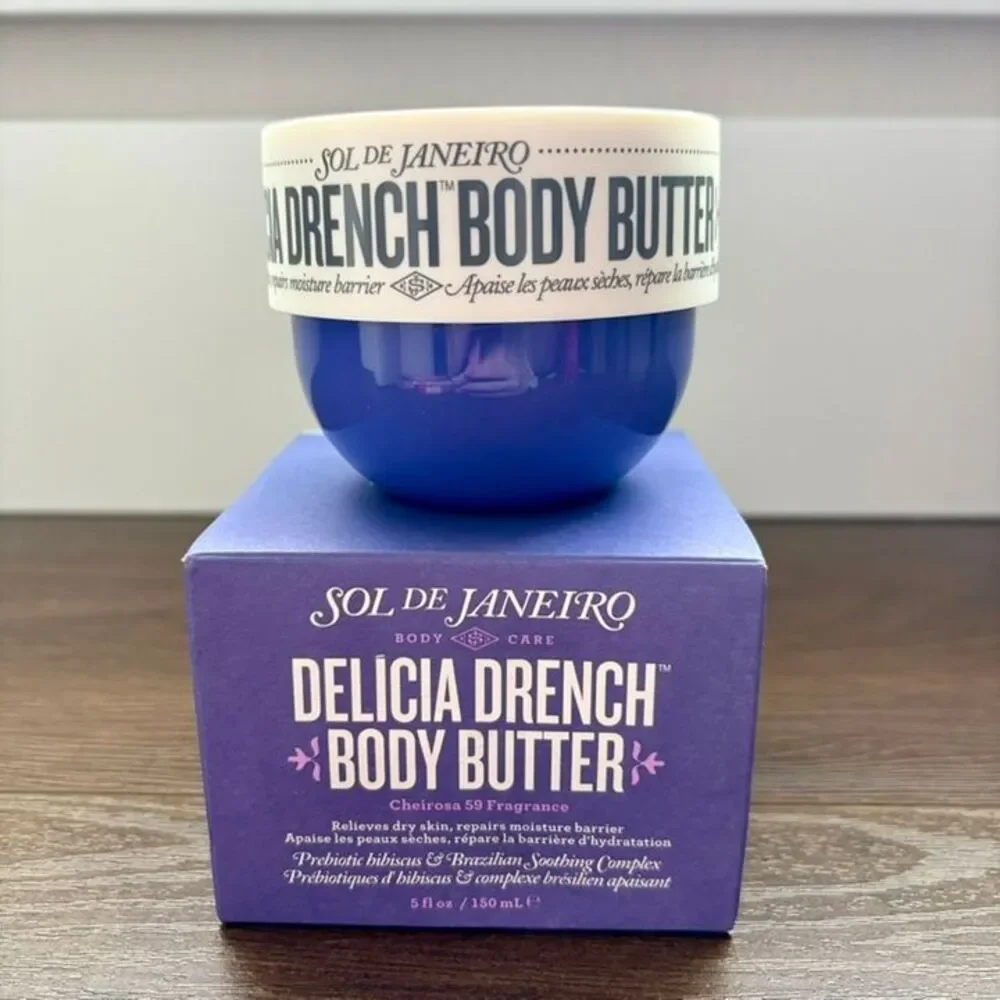 Sol de Janeiro Delicia Drench Body Butter 8.1 fl oz 150ml FULL SIZE | New In Box